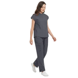 42393 Custom Scrubs Sets High End Suit Uniformes Medicos Chiffon Blusas Para Mujer Elegant Scrub Apparel