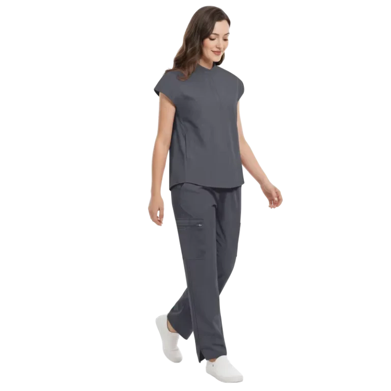 42393-Custom-Scrubs-Sets-High-End-Suit-Uniformes-Medicos-Chiffon-Blusas-Para-Mujer-Elegant-Scrub-Apparel