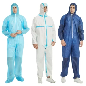 45g Disposable PP Coverall From Chinese Factory FRAC with Breathable and Waterproof Feature