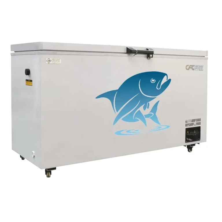 468-Liters-60-Degree-Supermarket-Fish-Chest-Horizontal-Freezer-for-Sales