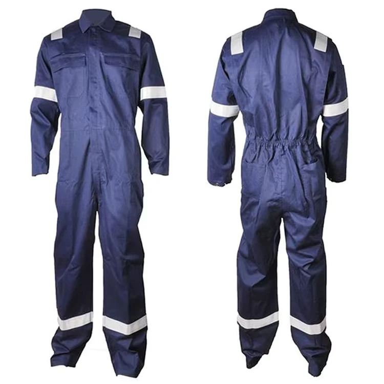 48% FR Modacrylic 37% Lyocell 15% Aramid 7oz FR Flame Retardant Australian Style Coverall for Worker