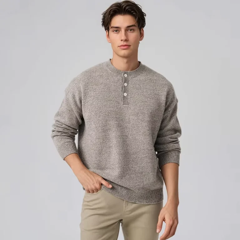 480G-Plus-Size-Laid-back-Retro-Round-neck-Pullover-Thick-Front-Logo-100-Coarse-Wool-Winter-Sweater-Men-Knitted