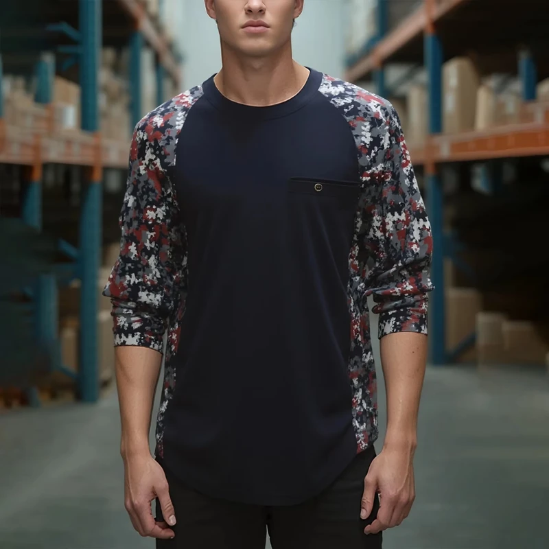 5.5OZ FR Welding T Shirt (FRC4408CNV1016) Fire Protection Lightweight Protective Safety Camo Two Tone Loose Fit