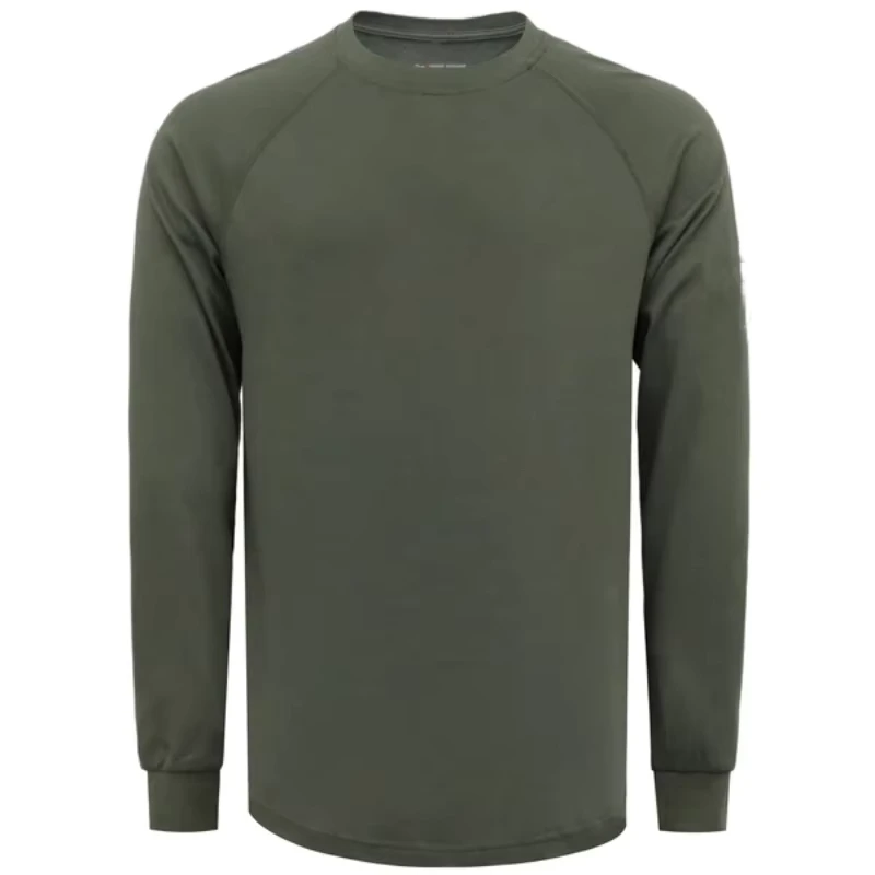 5.5oz Lightweight 100% Cotton Flame Resistant Arc Flash Safety Breathable Fire Protection Workwear Shirt