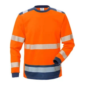 6 Pack Hi Vis Safety Long Shirt Daily Reflective Construction Work Shirts Fast Dry Hi Vis Working Uniform Factory Price