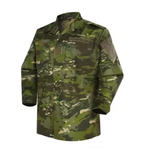 60% Polyester 40% Cotton Green CP Camo Tactical Uniform for Men