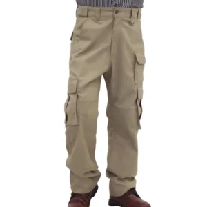 7.5OZ FR Cargo Pants (FRC1801 2Khaki) 10 Pockets Waterproof Arc Flash Safety HRC2 NFPA2112