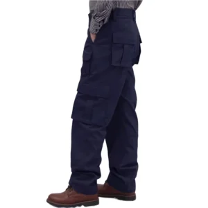 7.5OZ FR Fire Resistant Cargo Pants (FRC1801 2Navy) 10 Pockets Waterproof HRC2 NFPA2112
