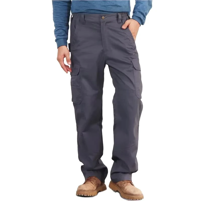 7.5OZ Two Tone FR Cargo Pants (5901) Water & Oil Repellent HRC2 Arc Flash Safety Fire Protection