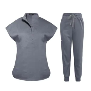 72% Polyester 21% Rayon 7% Spandex Nurse Uniform Jogger Suit Hospital Uniform
