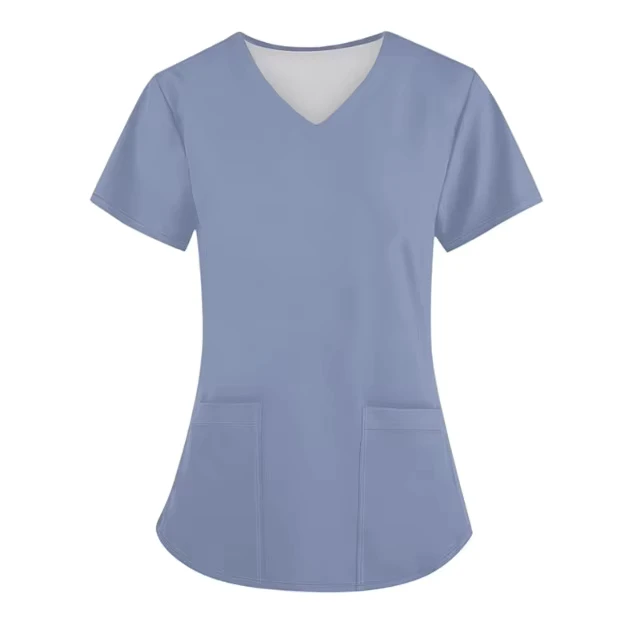 72% Polyester 21% Rayon 7% Spandex Top Style Pants Nursing Custom Logo Hospital Uniform