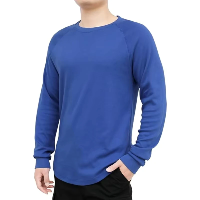 7oz Heavyweight Cotton FR Flame Resistant Welding Clothing Shirts for Men Long Sleeve Crew Work Sewn CAT2
