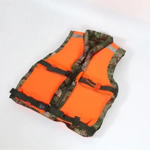 87-Style Camouflage Life Jacket for Flood Control Rescue and Training with Printed Words