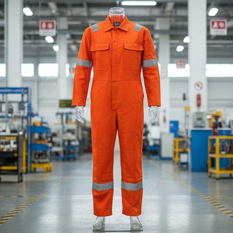 903005 FR Level a Flame Retardant Polyester Sleeve Coverall for Oil Gas Welding and Electrical Safety Workwear