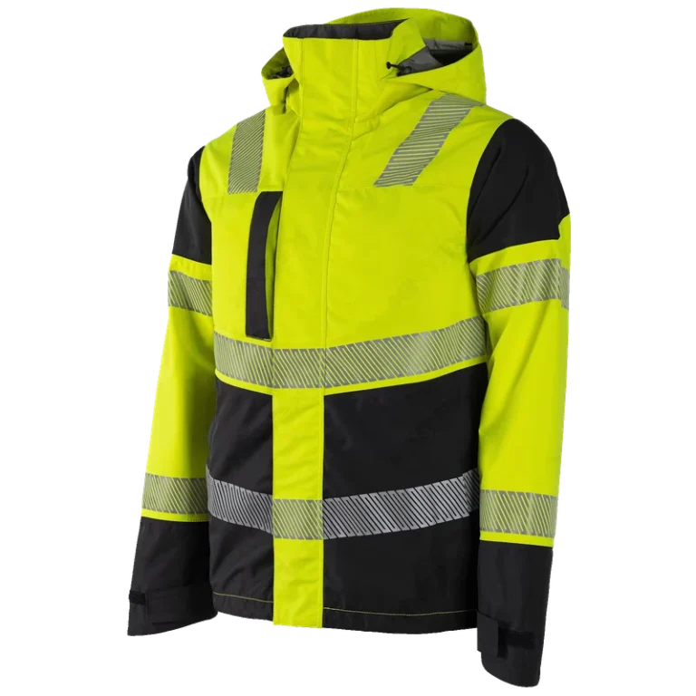903664-Safety-Shell-Jacket-High-Visibility-Waterproof-Windproof-Outdoor-Workwear-Protective-Jacket-with-Reflective-Strips