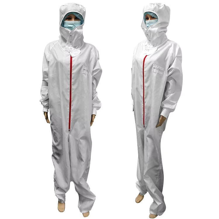 ALLESD Polyester Comfortable Dust Free ESD Coverall Antistatic Overall