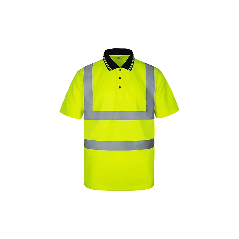 ANSI CE High Visibility Breathable Work T-Shirts Construction Engineering Safety Clothes Reflective Safety Shirts