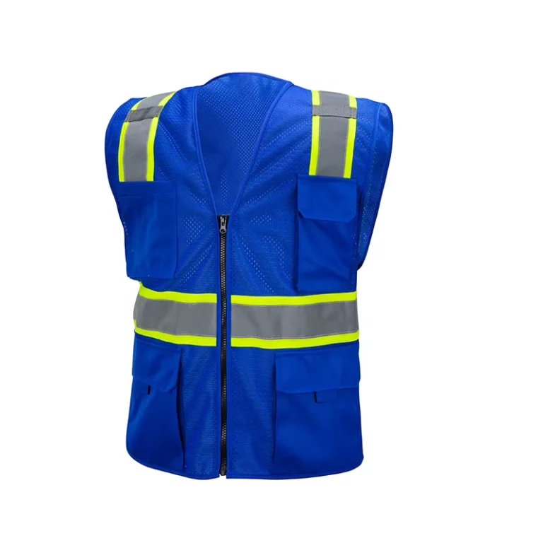 ANSI-CE-Men-Blue-107-High-Visibility-Polyester-Workwear-Vest-Custom-Logo-Reflective-Safety-Vest