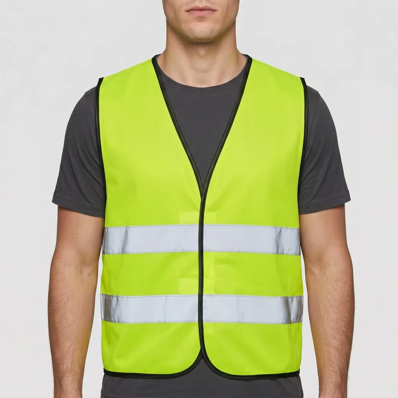 ANSI Class 1 Hi Vis Reflective Safety Vests Waterproof Breathable Custom Size L Work Vests Custom Logo Available for Men Women