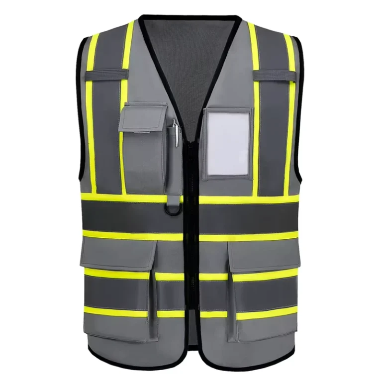 ANSI-Class-2-Hi-Vis-Reflective-Safety-Vest-with-Multi-Pockets-and-Adjustable-Fit-for-Construction