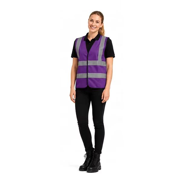 ANSI Class 2 Hi-Vis Security Safety Vest Reflective Adjustable Guard Vest