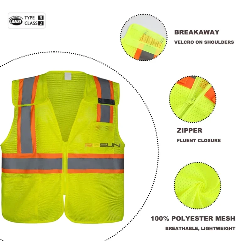 ANSI-Class-2-Hi-Vis-Two-Tone-Safety-Vest-with-2-Inch-Reflective-Tape-Zipper-Closure-and-Chest-Pockets