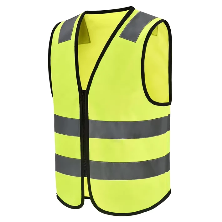 ANSI Class 2 Hi-Vis Vest, 120 GSM, Reflective, Multi-Pocket, Adjustable, Construction