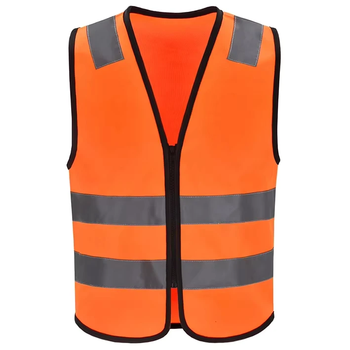 ANSI Class 2 Hi Vis Vest 120GSM Reflective Multi Pocket Adjustable for Construction
