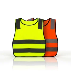 ANSI Class 2 Waterproof Polyester High-Visibility Reflective Pullover Safety Vest for Kids
