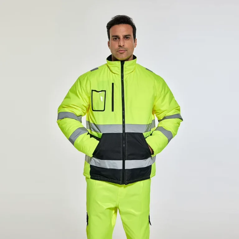 ANSI-Class-3-Hi-Vis-Safety-Jacket-Multi-Pocket-Utility-Jacket-Waterproof-Oxford-Reflective-Construction-Workwear