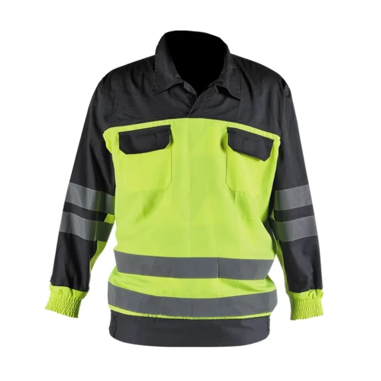 ANSI-Class-3-High-Vis-Wear-Jacket-with-Reflective-Tape-Cotton-Polyester-Antistatic-Long-Sleeve-Breathable-Safety-Work-Shirt
