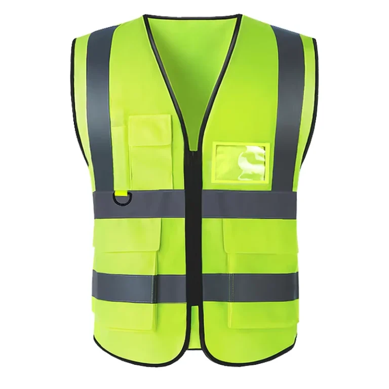 ANSI-Class-3-Waterproof-Polyester-High-Visibility-Reflective-Work-Vest-with-LED-Reflective-Strip