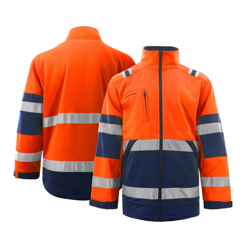 ANSI NFPA2112 CAT2 Safety Clothing Flame Resistant Hi Vis FR Jacket with Reflective Tape