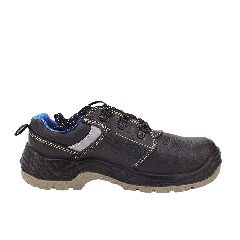 AOXIANG Cow Leather Unisex Work Summer Safety Shoes Steel Toe Cap Puncture Resistant Breathable Mesh Lining Construction