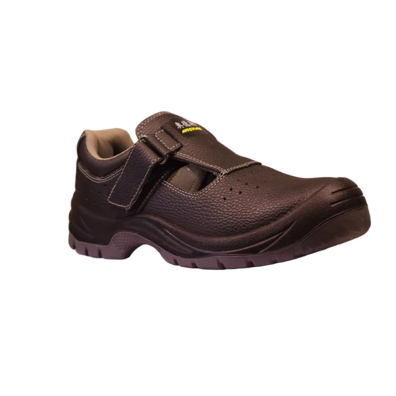 AOXIANG Summer Work Safety Shoes Breathable Anti Smashing Anti Puncture Anti Static Leather Composite Toe Construction Factory