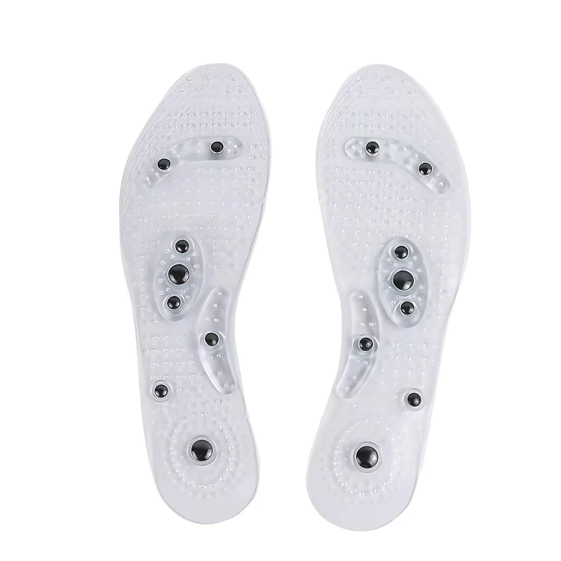 Acupressure Insoles Magnetic Massage Negative Ion Anti-Odor Shoe Insoles