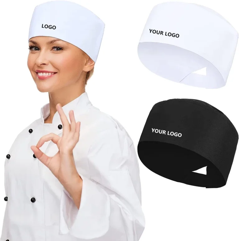 Adjustable-Breathable-Black-Japanese-Cooking-Beanie-Chef-Hat