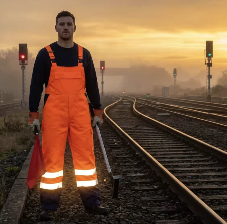 Adjustable-Buckle-ANSI-CLASS-2-Waterproof-Hi-Vis-Bib-Brace-Road-Safety-Reflective-Overalls-7-Pockets-Durable-Poly-Cotton