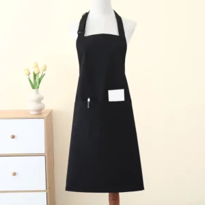 Adjustable Cotton Waiter Apron for Kitchen Chef Barista BBQ Restaurant Server