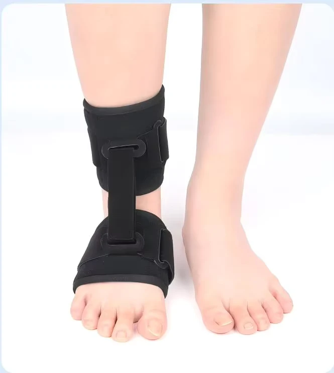 Adjustable-Drop-Foot-Brace-Plantar-Fasciitis-Night-Splint-Soft-Nylon