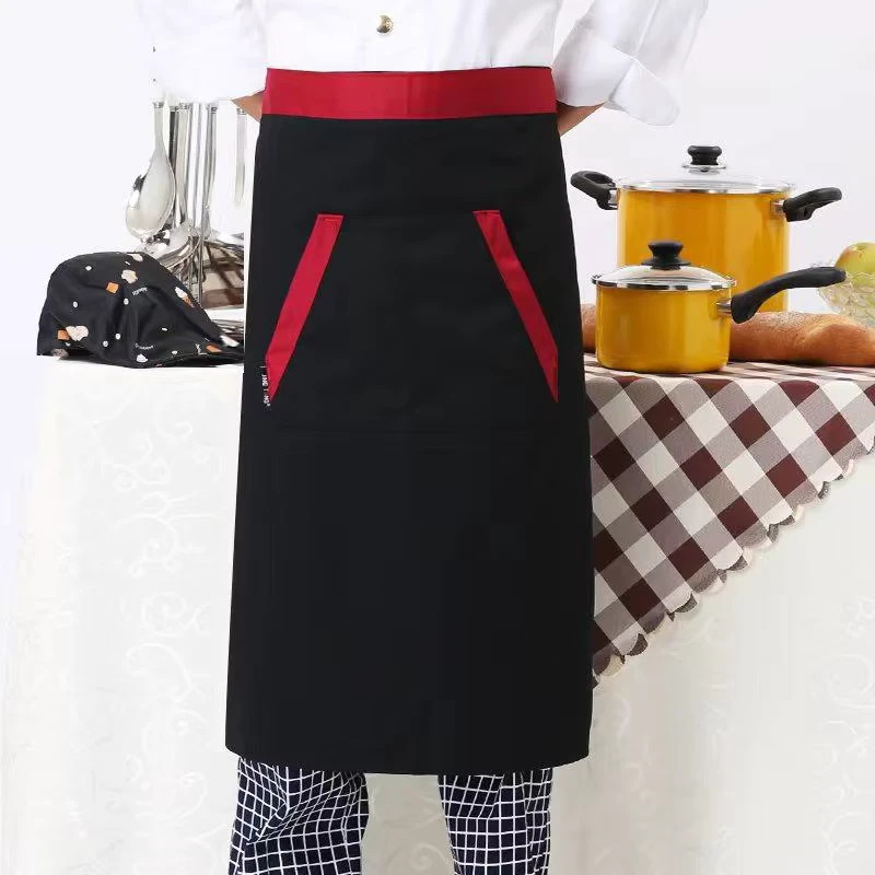 Adjustable Kitchen Apron Custom Hotel Uniform Apron for Women