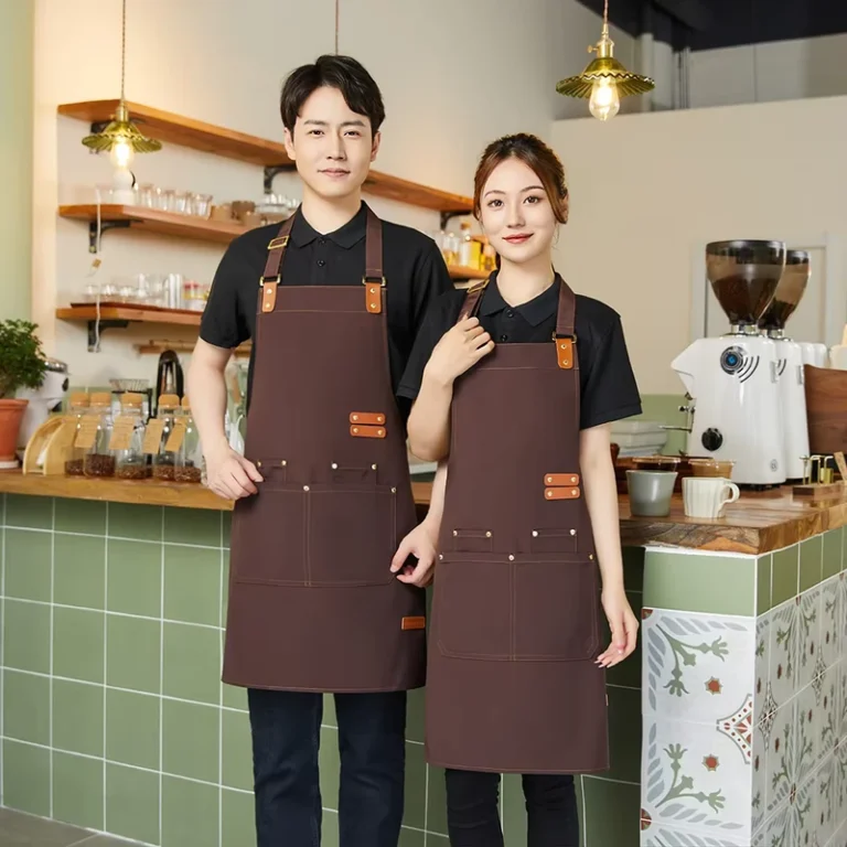 Adjustable-Neck-Reusable-Polyester-Anti-Stain-Kitchen-Bib-Apron