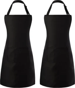 Adjustable Waterdrop Resistant Aprons Cooking Kitchen Restaurant Aprons For Women Men Chef BBQ Drawing Crafting Outdoors