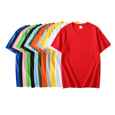 Adult T-Shirt, 100% Cotton, Custom Logo, Short Sleeve, O-Neck, Screen Print, Fitness