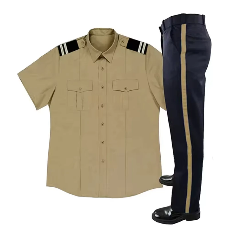 Adult Unisex Cotton Polyester Security Guard Duty Uniform