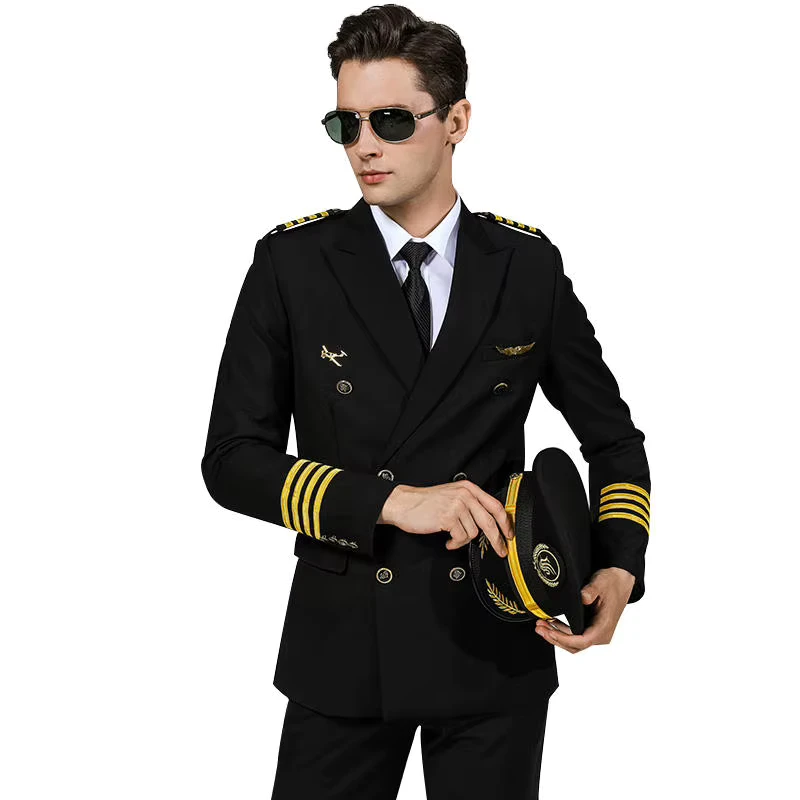 Airline Pilot Uniform Avication Uniform High Quality Suit Pilot Uniform for Captain