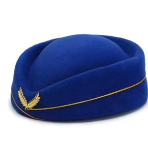 Airline Stewardess Cap Fedora Uniform Pilot Hostess Service Cap Beret Hat for Women