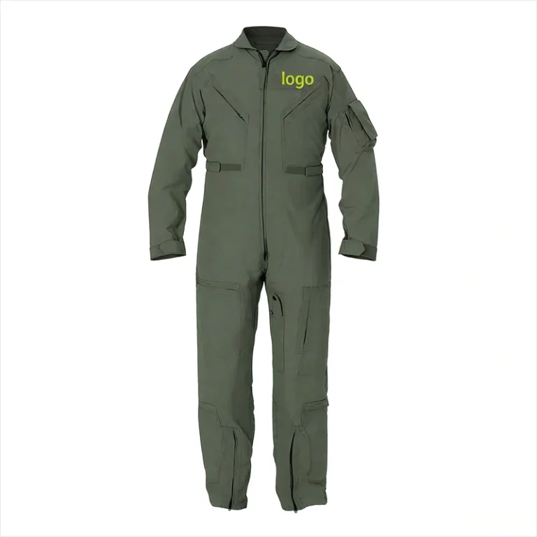 Airline-Worker-Safety-Clothing-Pilot-Flight-Suit-Uniform-with-Pants-and-Shirt-Coverall