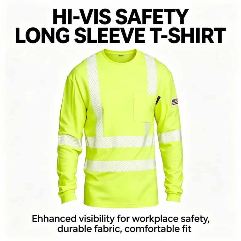 American-Style-Flame-retardant-Knitted-Sweater-Round-Neck-Shirt-Customizable-Work-Uniform-Outdoor-Work-Clothes