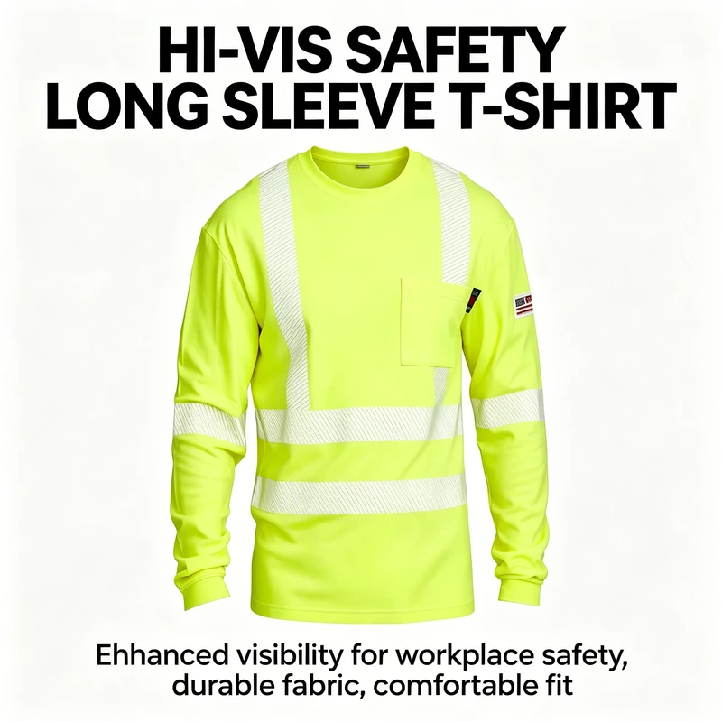 American Style Flame-retardant Knitted Sweater Round Neck Shirt Customizable Work Uniform Outdoor Work Clothes